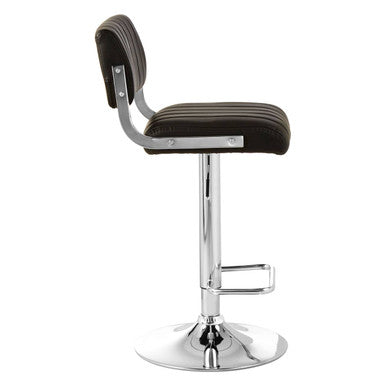 Stockholm Black Channel Design Seat Bar Stool