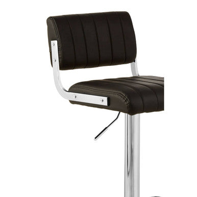 Stockholm Black Channel Design Seat Bar Stool