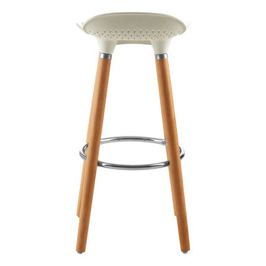 Stockholm Matte White Bar Stool
