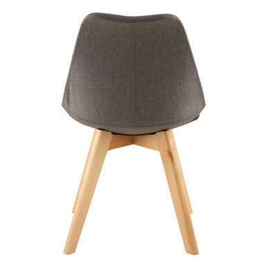 Stockholm Grey Diamond Pattern Dining Chair