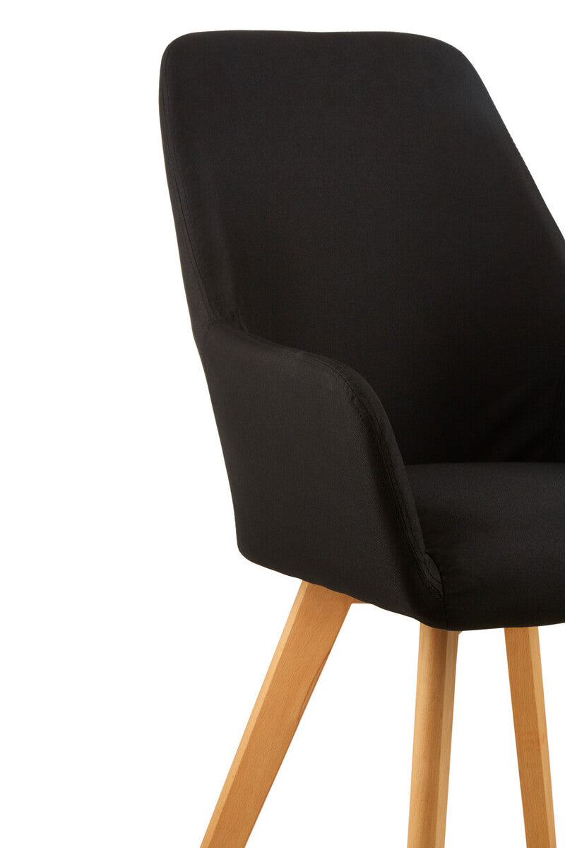 Stockholm Black Leisure Chair