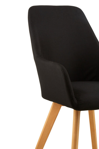 Stockholm Black Leisure Chair