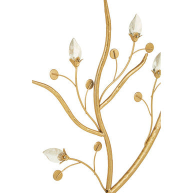 Yaxi Rectangular Console Table With Gold Frame And Black Top