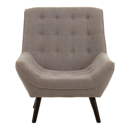 Stockholm Grey Linen Effect Accent Chair