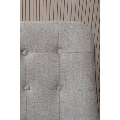 Stockholm Grey Curved Chair