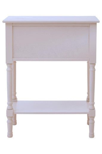 Heritage 3 Drawers White Console Table