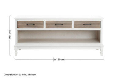 Heritage 3 Drawer Cabinet