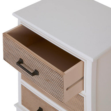 Heritage White 3 Drawer Chest