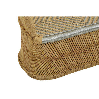 2 Seater Natural and Silver Sofa, Rowan