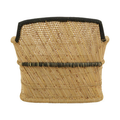 2 Seater Natural and Black Sofa, Rowan