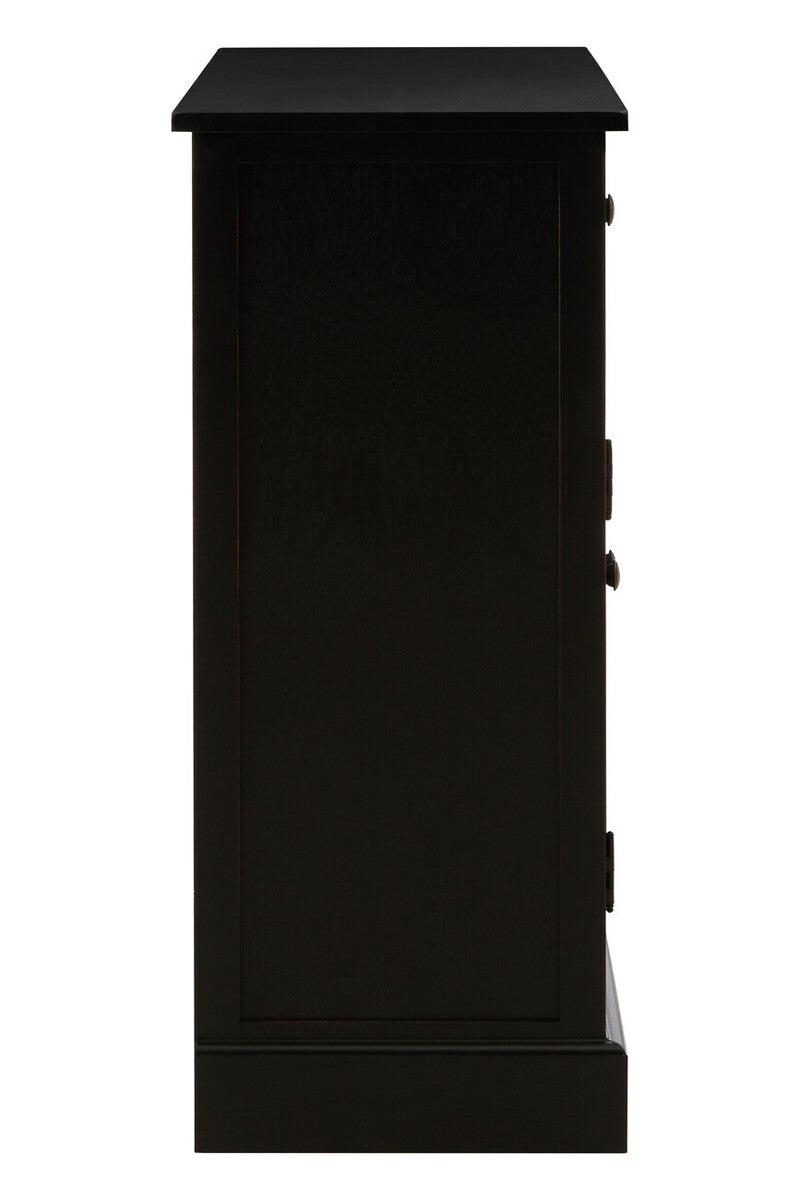 Heritage Black Wooden Sideboard