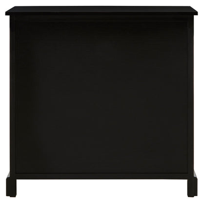 Heritage Black Wooden Sideboard
