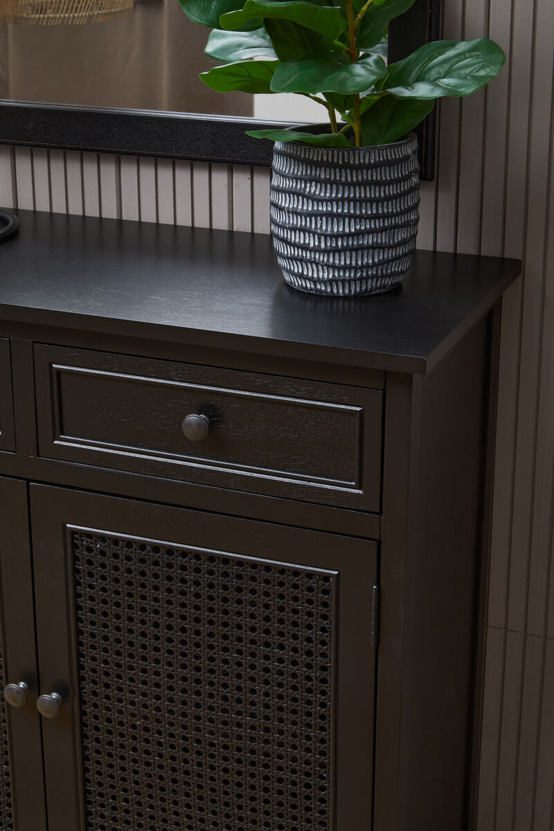 Heritage Black Wooden Sideboard