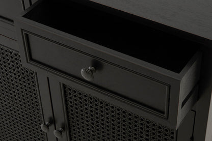 Heritage Black Wooden Sideboard