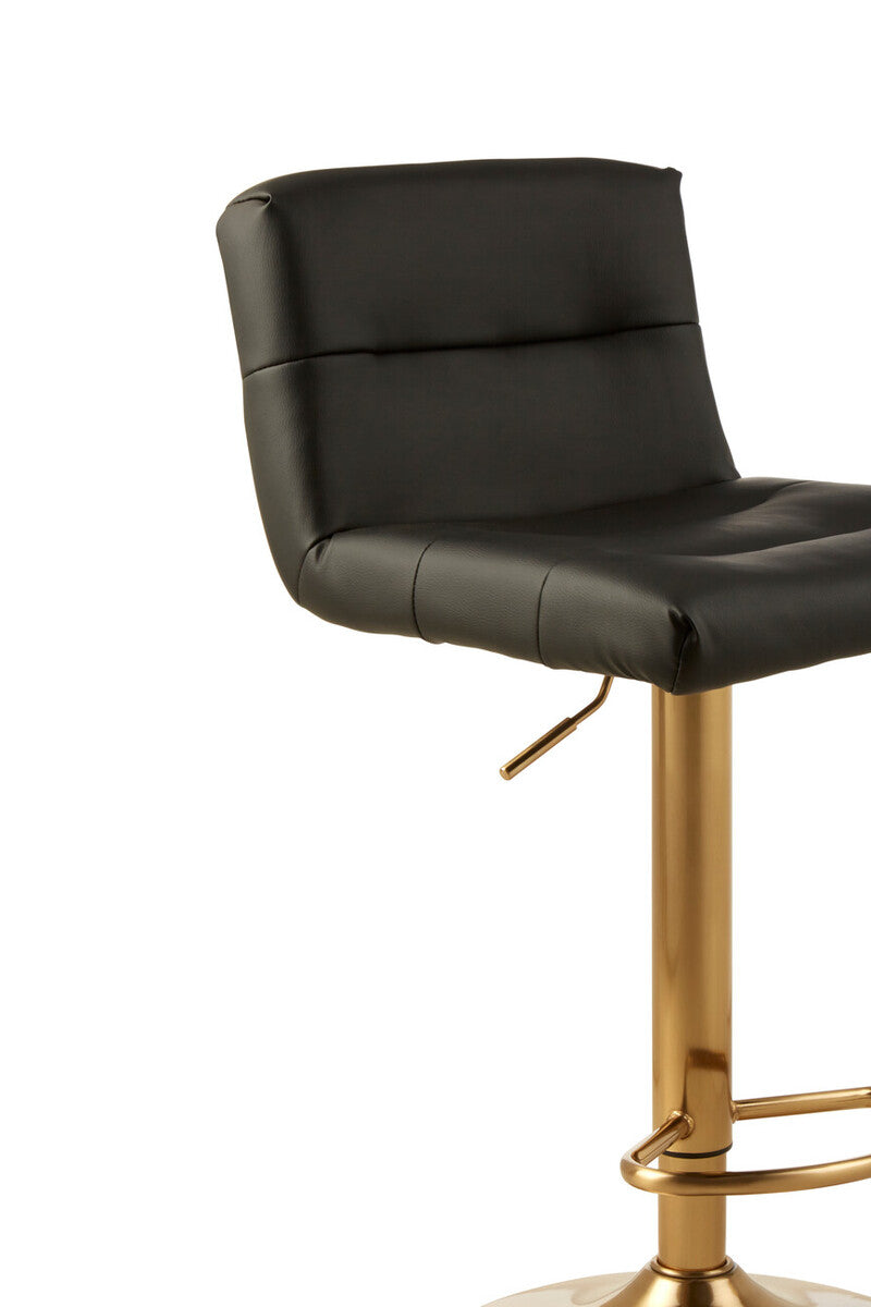 Baina Black Seat Bar Stool