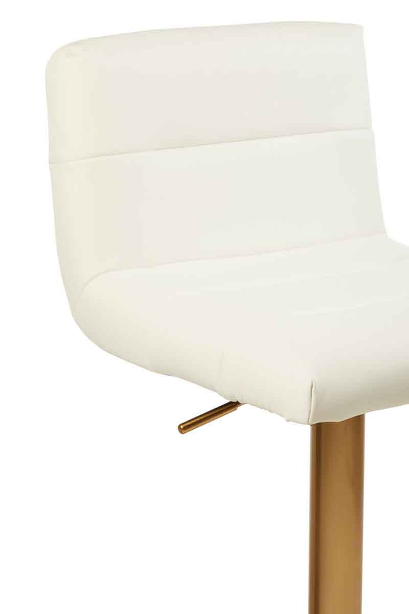 Baina White Seat Bar Stool