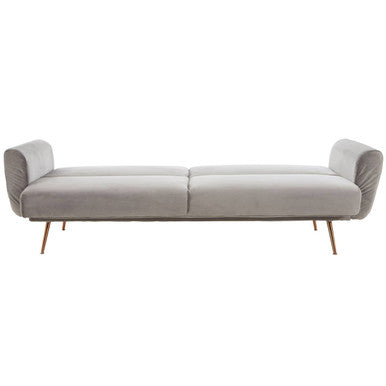 Hatton Grey Velvet Sofa Bed