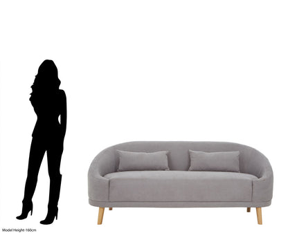 Holland Grey Linen Sofa