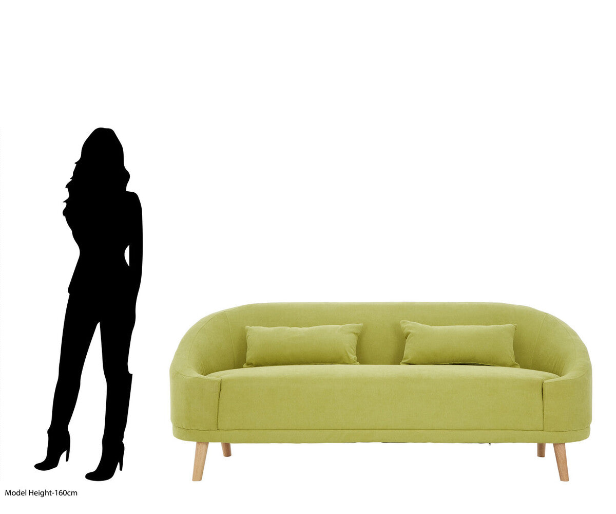 Holland Green Linen Sofa