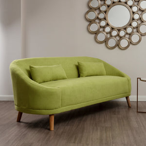 Holland Green Linen 2 Seater Sofa