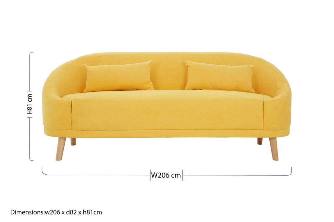 Yellow Linen Sofa, Holland