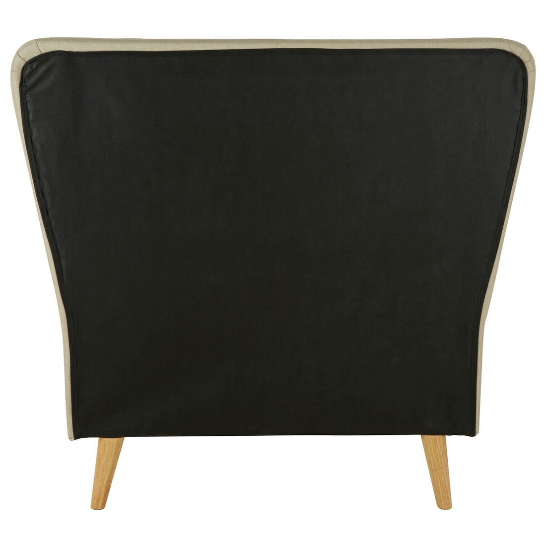 Scandinavian Beige Hopsack Fabric Single Bed - Image 4