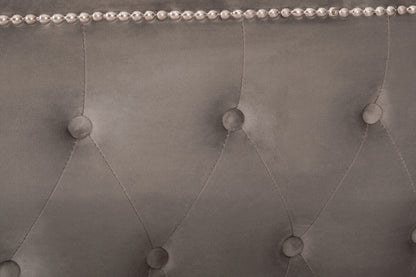 Hannah Grey Ottoman King Bed