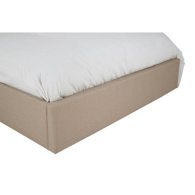 Hannah Beige Kingsize Ottoman Bed