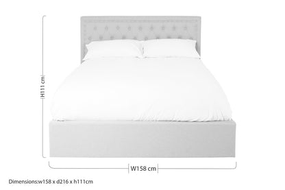 Hannah Light Grey King Size Ottoman Bed - Image 11
