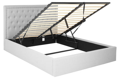 Hannah Light Grey King Size Ottoman Bed - Image 7
