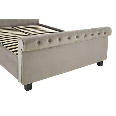 Orlando Grey Ottoman King Bed