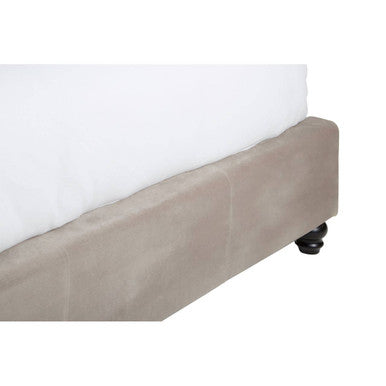 Josephine Mink Brushed Velvet Double Bed