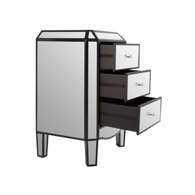 Tiffany 3 Drawer Mirrored Chest