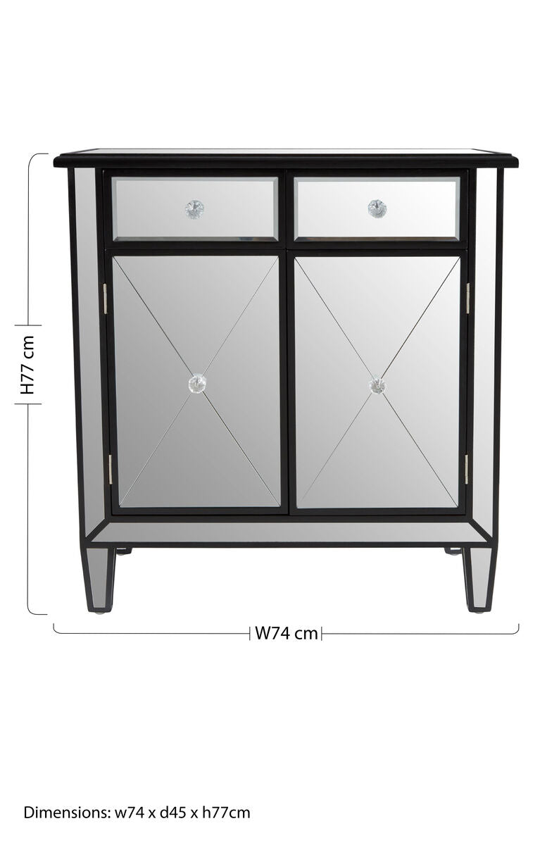 Tiffany Mirrored Side Board