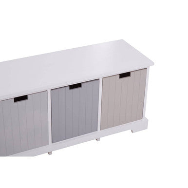 New England 4 Drawer Bench