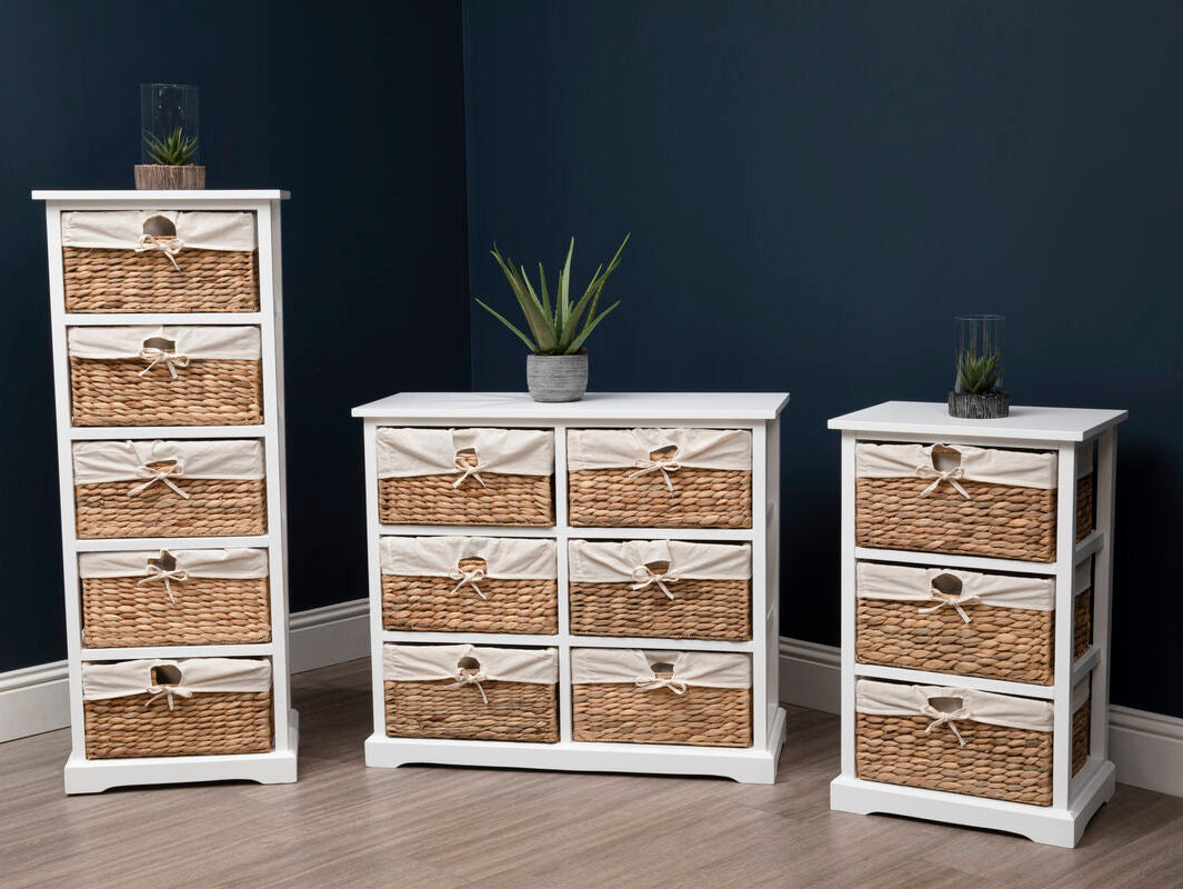 Ashby 3 Seagrass Drawer Chest