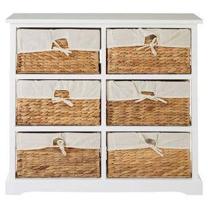 Ashby 6 Seagrass Drawer Chest