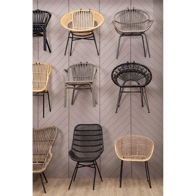 Lagom Natural Rattan Rounded Chair