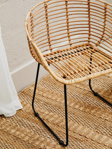 Lagom Natural Rattan Rounded Chair