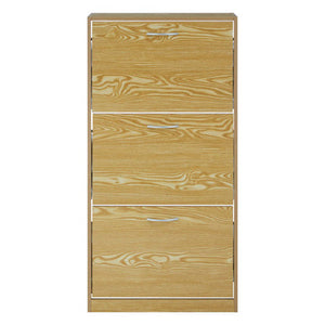 Jenson Wooden 3 Tier Shoe Cabinet