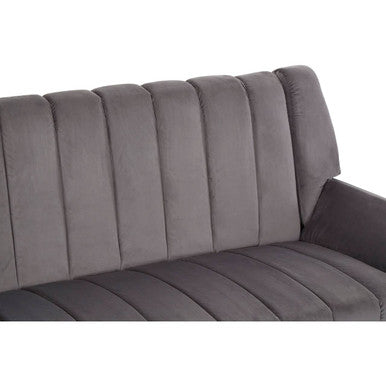 2 Seater Grey Sofa, Savina