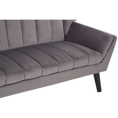 2 Seater Grey Sofa, Savina