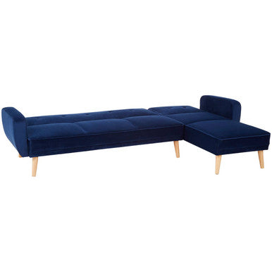 3 Seater Navy Sofa Bed, Serene