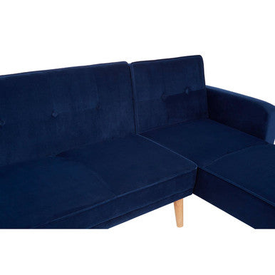 3 Seater Navy Sofa Bed, Serene