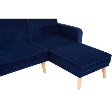 3 Seater Navy Sofa Bed, Serene