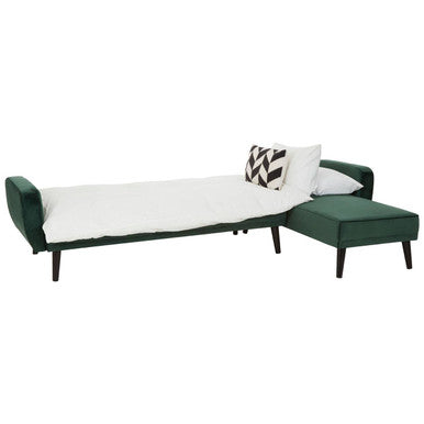 3 Seater Green Sofa Bed, Serene