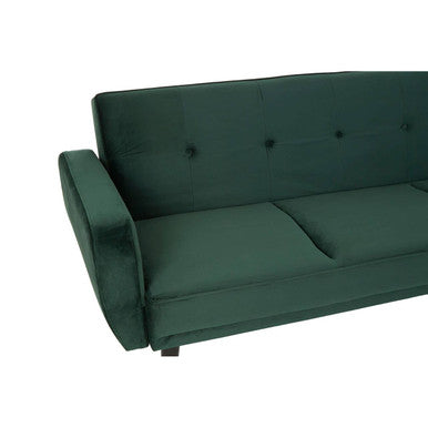 3 Seater Green Sofa Bed, Serene