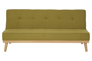 Stockholm 3 Seat Green Sofa Bed