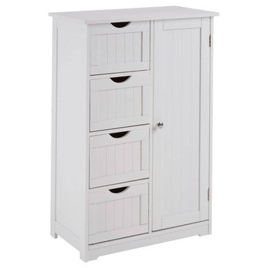 Portern 4 Drawer Single Door Cabinet