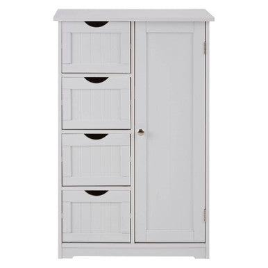 Portern 4 Drawer Single Door Cabinet